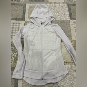 Women's White Hooded Jacket
